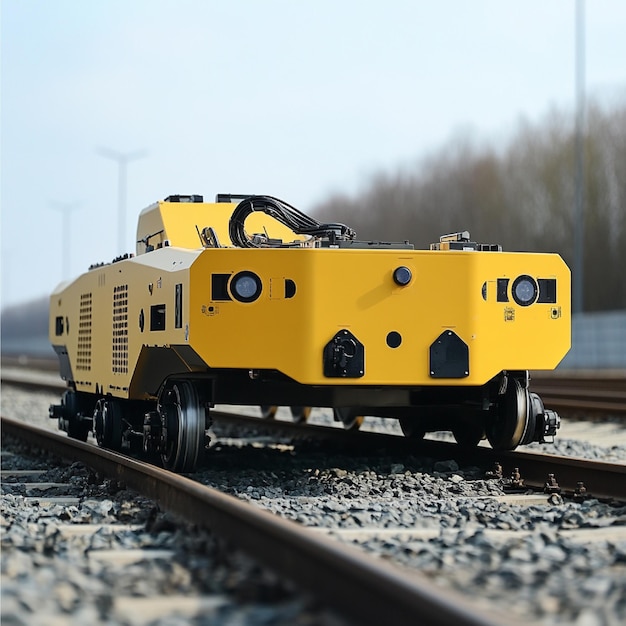 Photo the use of automated track inspection vehicles equipped with hightech sensors