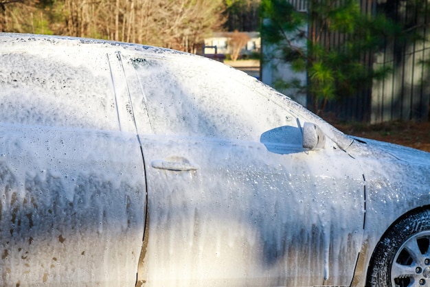 The use car wash soap dispenser will make your car cleaner