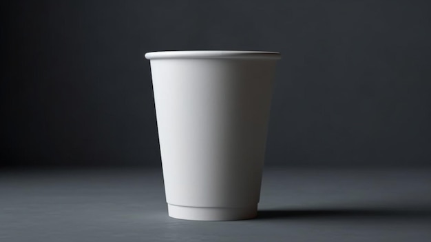 Use this blank paper cup mockup to bring your ice cream brand to life