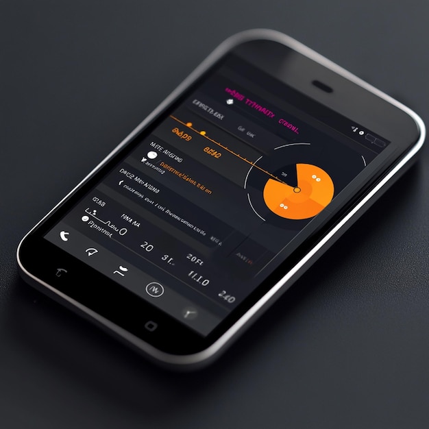 User interface for a fitness app with clear activity tracking