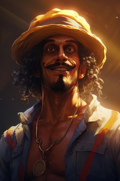 Usopp cartoon character from the one piece anime