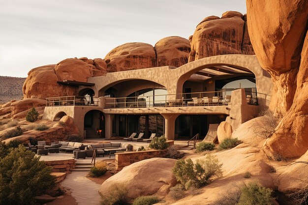 Photo utahs arches national park villa a luxury villa nestled in nature