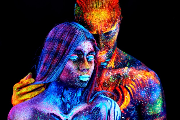 UV couples portrait