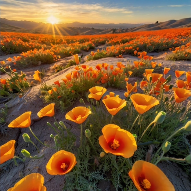 Vabriant California Poppies