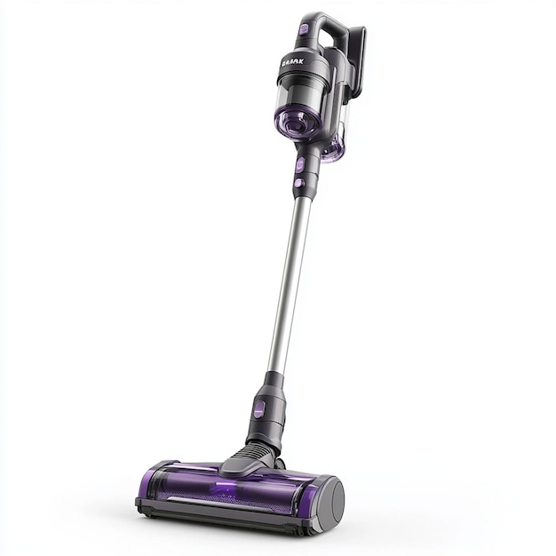 Photo vacuum cleaner on crisp white background