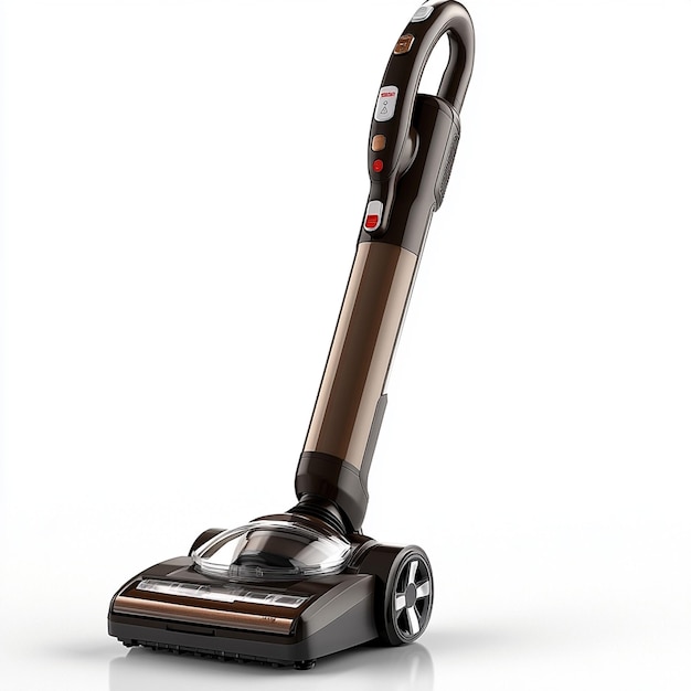 Photo vacuum cleaner on crisp white background