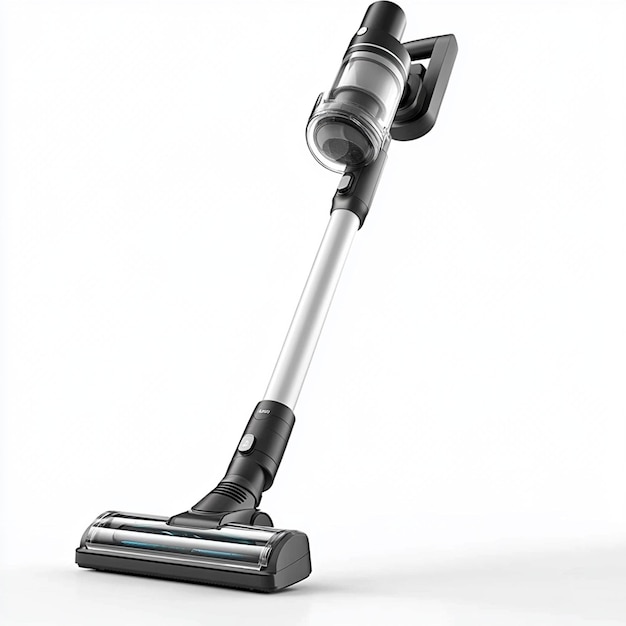 Photo vacuum cleaner on crisp white background