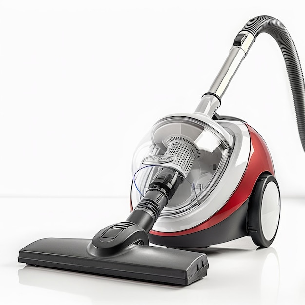 Photo vacuum cleaner on white background