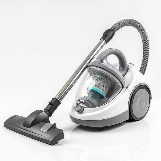 Photo vacuum cleaner on white background