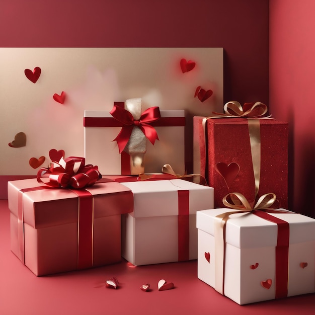 Valentine day celebration or anniversary celebration gifts