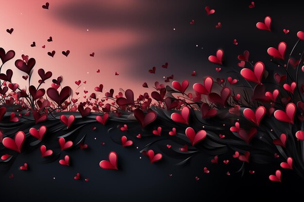 valentine day love background design