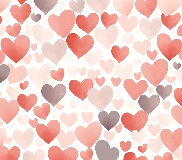 Valentine Hearts Background Design