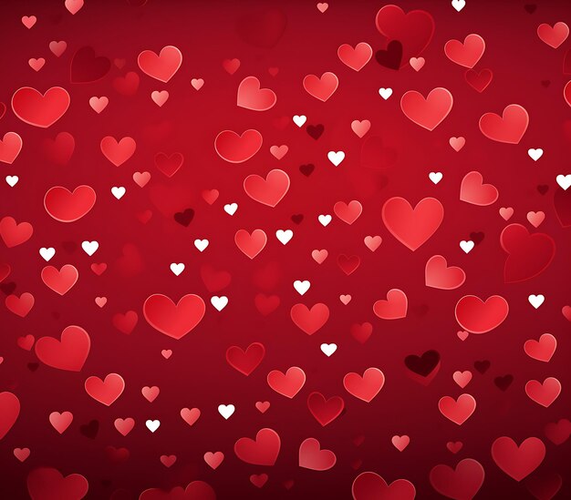 Valentine Hearts Background Design