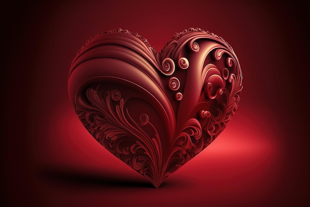 Valentine Love Heart Romance Wallpaper Art Background