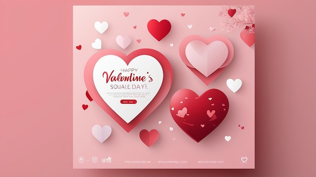 Valentine love poster