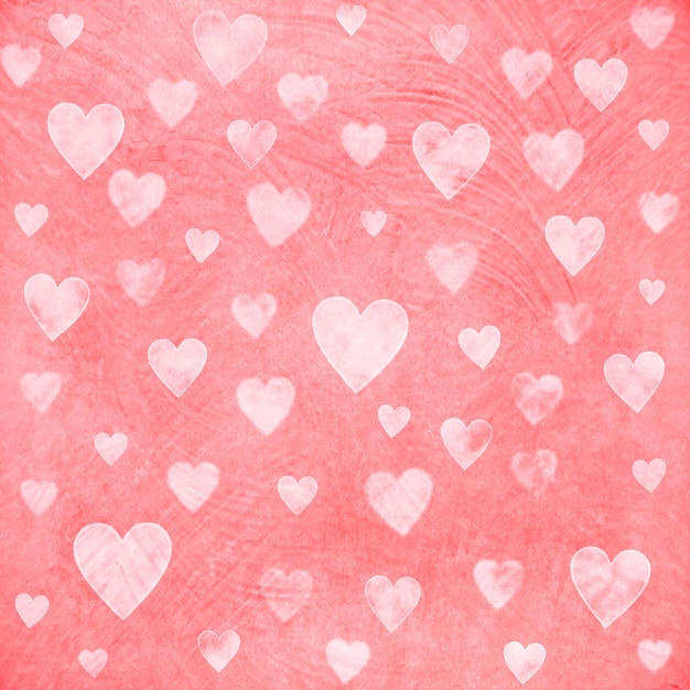 Valentine's day background with hearts