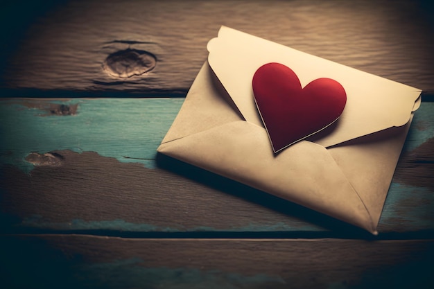 Valentine's Day, love heart, romance, love letter, gifts, concept, 3d rendering