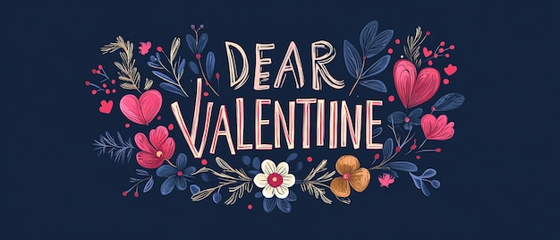 Valentine Typography Vector