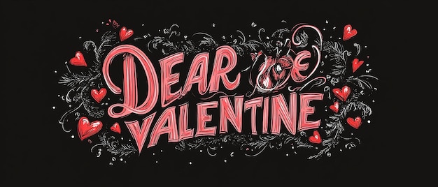 Valentine Typography Vector