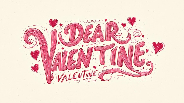 Photo valentine typography vector