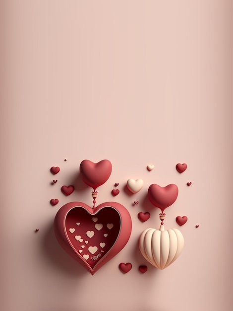 Valentines 3D Background