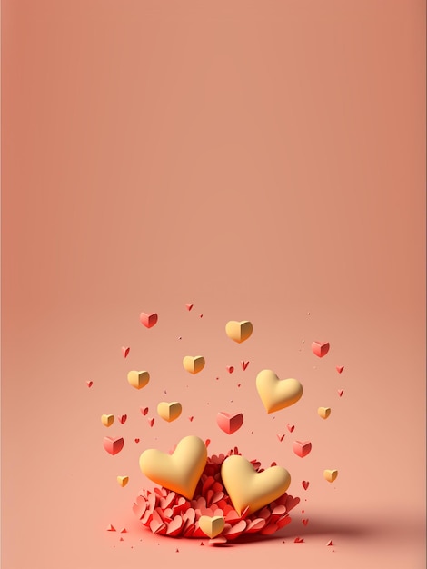 Valentines 3D Background