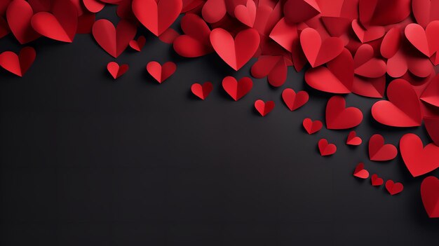 Valentines day background with love sign 2024 valentines day background Generative Ai