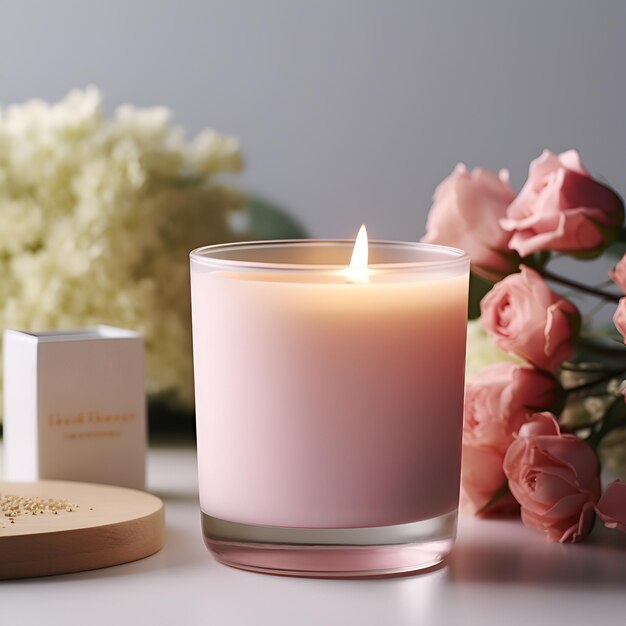 Valentines Day Candle Mockup Valentines Day Candle Candle Mockup Candle Mockup bundle