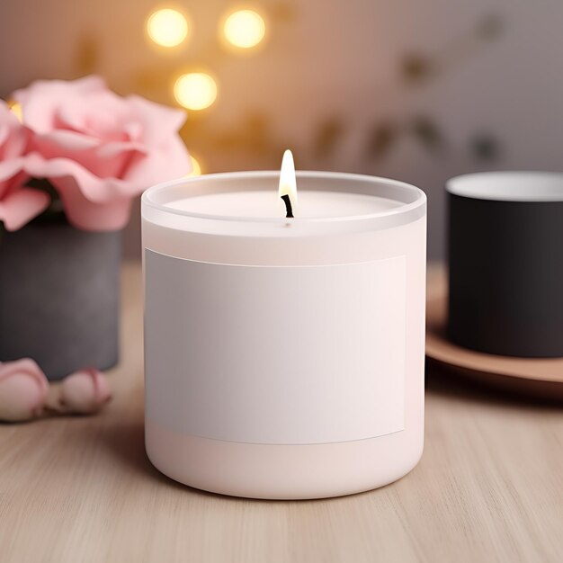 Valentines Day Candle Mockup Valentines Day Candle Candle Mockup Candle Mockup bundle