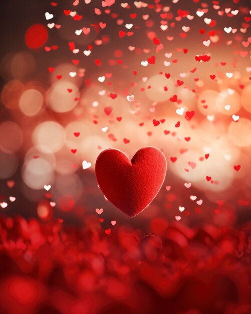 Valentines Day celebrations and Blur the background to enhance the sense of movement and festivity