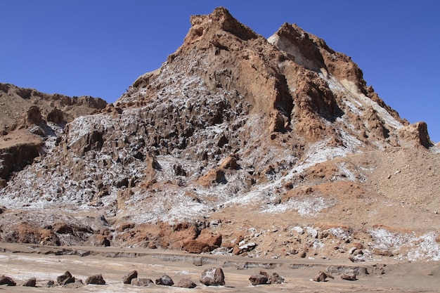 Valle del luna valley of the moon in atacama chile