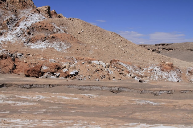 Valle del luna valley of the moon in atacama chile