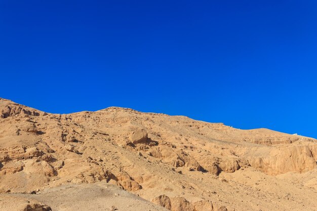 Valley of kings on West Bank of Nile river in Luxor Egypt