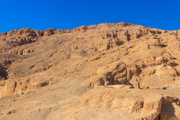 Valley of kings on West Bank of Nile river in Luxor, Egypt