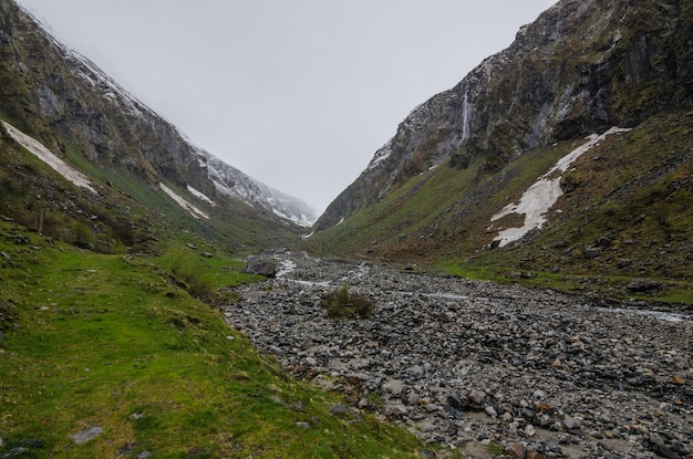 Valley in the mountain