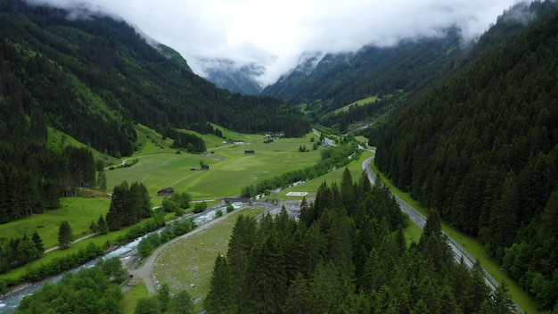 A valley in the swiss alps