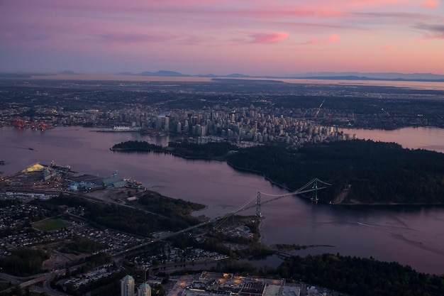 Vancouver City Aerial