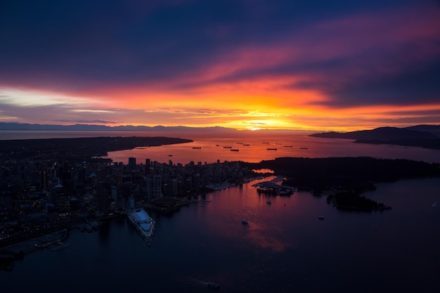 Vancouver Downtown Aerial