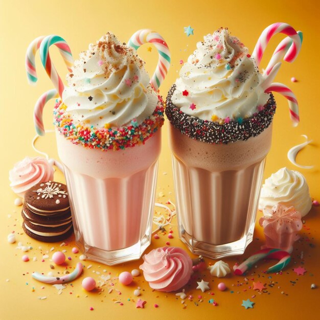 Vanilla Smoothie Bliss Indulge in Cozy Holiday Drinks with a Sprinkle of Joy and Love