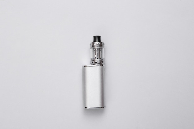 Vaping device on a gray background