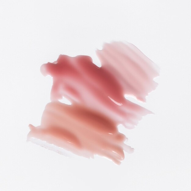 Photo varied cosmetic swatches and smears texture