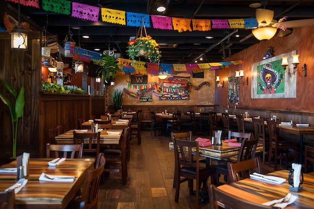 Variety of delicious mexican dishes over rusty metal background