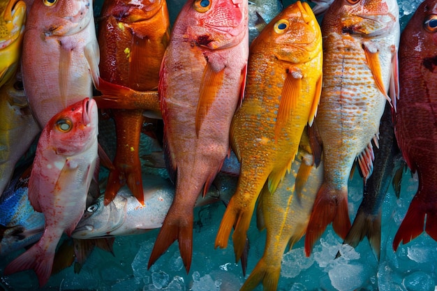 Photo variety of fish typical spanish