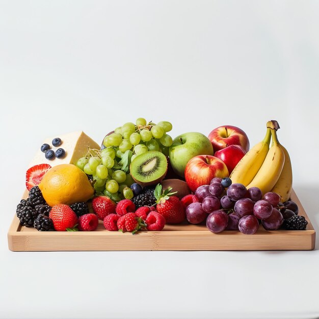 a variety of fruits including one that has the word quot on it