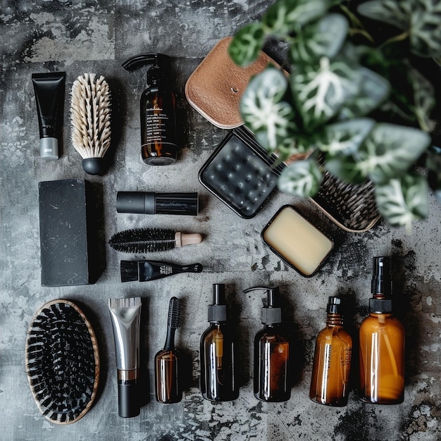 Variety of grooming products for personal care