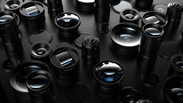 Variety of lenses for cameras and phones