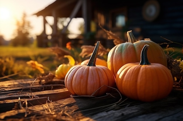 Variety of MultiColored Pumpkins