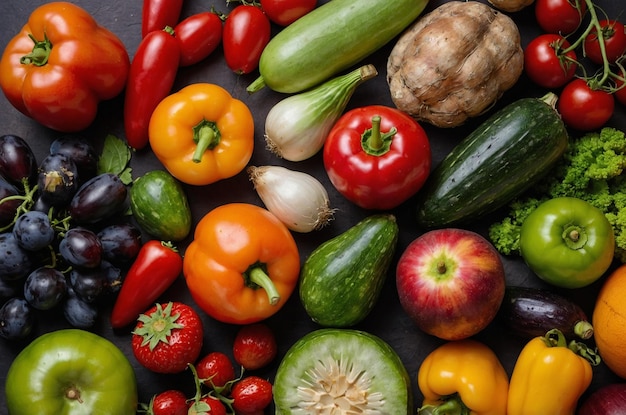 a variety of vegetables including one that has a variety of vegetables