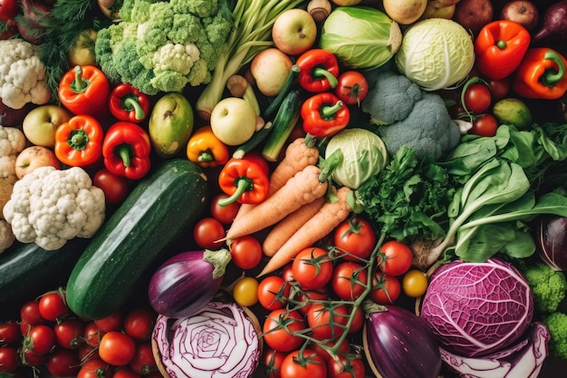 A variety of vegetables including one that says'organic '