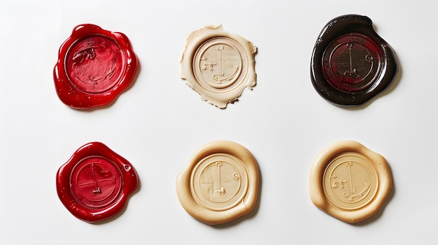 Variety of Wax Seals Classic and Elegant Embossed Designs